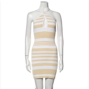 Significant Other Striped Mini Dress